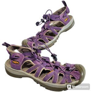 KEEN Trail Sandals Womens Whisper Waterproof Outdoor Size US 6.5 Hiking Purple